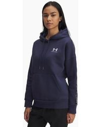 Under Armour - Icon Fleece Taped Hoody - Lyst