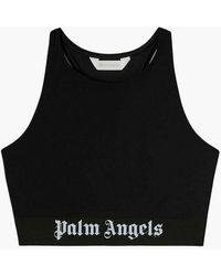 Palm Angels - Classic Logo Sport Strappy Crop Top - Lyst