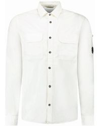 C.P. Company - Lens Safari Shirt Gauze - Lyst