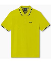 BOSS - Lime Boss Paddy Pro Piqué Polo Shirt - Lyst
