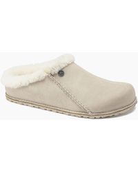 Birkenstock Clogs - Birkenstock Zermatt Premium Shearling Suede Clogs - Lyst
