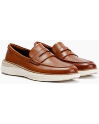 Cole Haan - Øriginalgrand Horizon Leather Tan Penny Loafers - Lyst