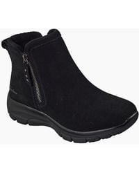 Skechers - Easy Going Urban Zip Leather Boots - Lyst