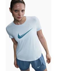 Nike - Logo Print Crew Neck Short Sleeve Jersey Competition T-Shirt - Lyst