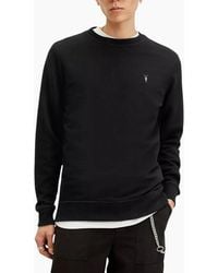 AllSaints - All Saints Reven Sweatshirts Crew Neck Casual Cotton Pullover Winter Jumper - Lyst