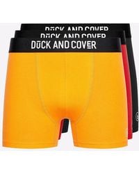 Duck and Cover - Duck And Cover Duck And Cover Fiery Boxer Shorts 3Pk Assorted - Lyst