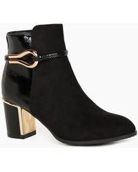 Lotus - Ebony Ankle Boots - Lyst