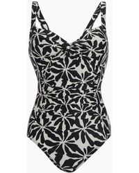 Regatta - Ladies Sakari Abstract Floral Tummy Control One Piece Swimsuit - Lyst