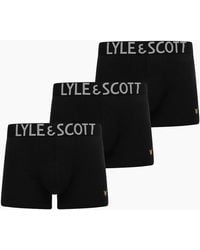 Lyle & Scott - 3-Pack Daniel Boxer Briefs - Lyst