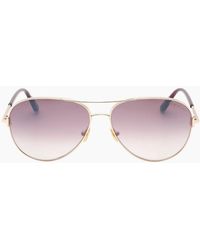 Tom Ford - Ft0823 Clark 28U Shiny Rose Sunglasses - Lyst
