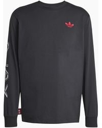 adidas - Ajax Amsterdam Graphic Long Sleeve T-Shirt Adults - Lyst