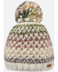 Barts - Nicole Knitted Lined Warm Winter Beanie Bobble Hat - Lyst