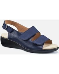 Hotter - Easy Ii Wide Fit Wedge Sandals - Lyst