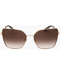 Guess - Shiny Rose Framed Gradient Lens Sunglasses - Lyst