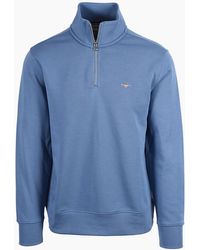 GANT - Reg Shield Half Zip Horizon - Lyst