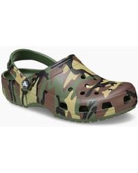 Crocs™ - Classic Camouflage Clogs - Lyst