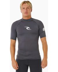Rip Curl - Rip Curl Waves Short Sleeve Rash Vest - Lyst