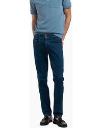 Replay - Hyperflex Deep Stretch Anbass Slim Fit Jeans Dark 007 - Lyst