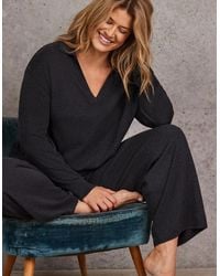 Live Unlimited London - Knitted Polo Neck Jumper With Cashmere - Lyst