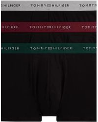 Tommy Hilfiger - 3-Pack Metallic Waistband Boxer Trunks Gift Set, W/ /Rouge - Lyst