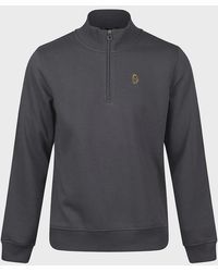 Luke 1977 - Luke1977 Sydney 1/4 Zip Sweatshirt - Lyst