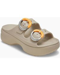Crocs™ - Saturday Platform Buckle Eva Dulce Sandals - Lyst