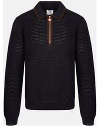 CASABLANCA - Waffle Stitch Ls Polo Shirt - Lyst