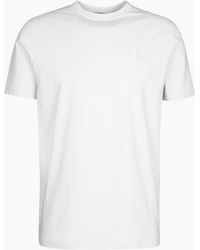 KARL LAGERFELD - Cotton Embroidered Logo T-Shirt - Lyst