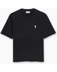 Ami Paris - Ami 'Ami De Coeur' Et Imprime Place Des Victoires Au Dos T-Shirt - Lyst