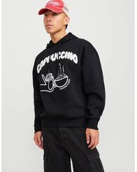 Jack & Jones - Oversize Fit Hooded Sweatshirt - Lyst