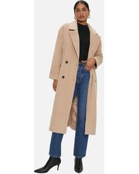 Dorothy Perkins - Ladies Double-Breasted Longline Coat - Lyst