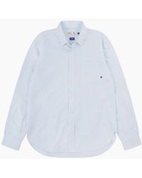 Uskees - 6013 Long-Sleeve Oxford Baby Pinstripe Shirt - Lyst