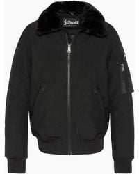 Schott Nyc - Airlines Fur Collar Flight Jacket - Lyst