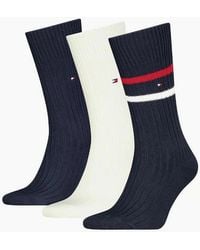 Tommy Hilfiger - 3 Pack Giftbox Bootsock Crew Socks - Lyst