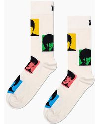Happy Socks - The Beatles Silhouettes Socks - Lyst