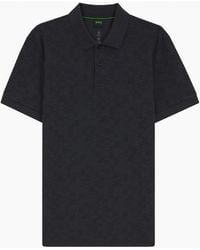 BOSS - All Over Print Polo Shirt - Lyst