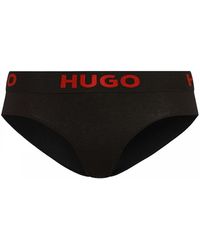 BOSS - Sporty Logo Brief - Lyst