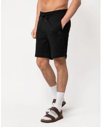 BOSS - Boss Sewalk Cotton-Terry Shorts With Logo Badge - Lyst