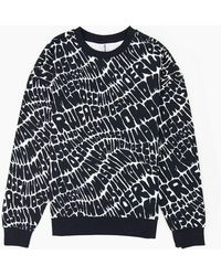 Moschino - Underwear All Over Logo Sweatshirt - Lyst