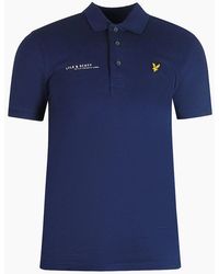 Lyle & Scott - Lyle & Scott Co-Ordinate Print Logo Short Sleeved Polo Shirt - Lyst