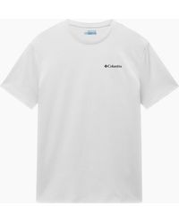 Columbia - Basic Small Chest Logo T-Shirt - Lyst