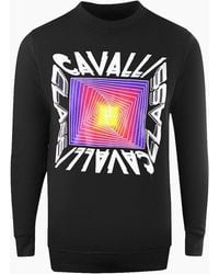 Roberto Cavalli - Cavalli Class Asymmetric Box Design Sweatshirt - Lyst