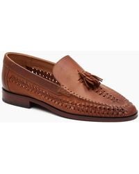 Base London - London Bracken Leather Tan Loafers - Lyst