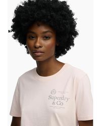 Superdry - Luxe Casual Relaxed Short Sleeve T-Shirt - Lyst