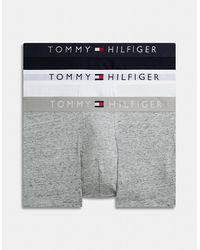 Tommy Hilfiger - 3 Pack Waistband Trunks - Lyst