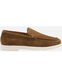 Loake - Tuscany Suede Casual Shoe Chestnut Suede - Lyst