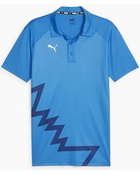 PUMA - Hoops Team Short Sleeve Performance Polo Shirt - Lyst