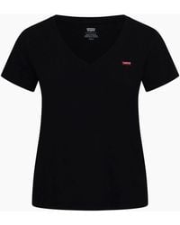 Levi's - Levi's Perfect Slub Vneck Anthracite - Lyst