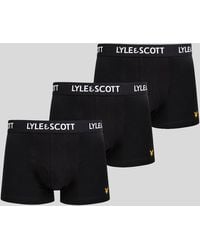 Lyle & Scott - 3 Pack Basic Core Trunks - Lyst