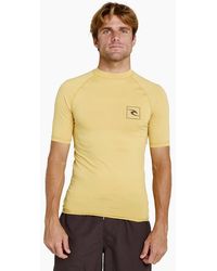 Rip Curl - Rip Curl Streamline Upf Short Sleeve Rash Vest - Lyst